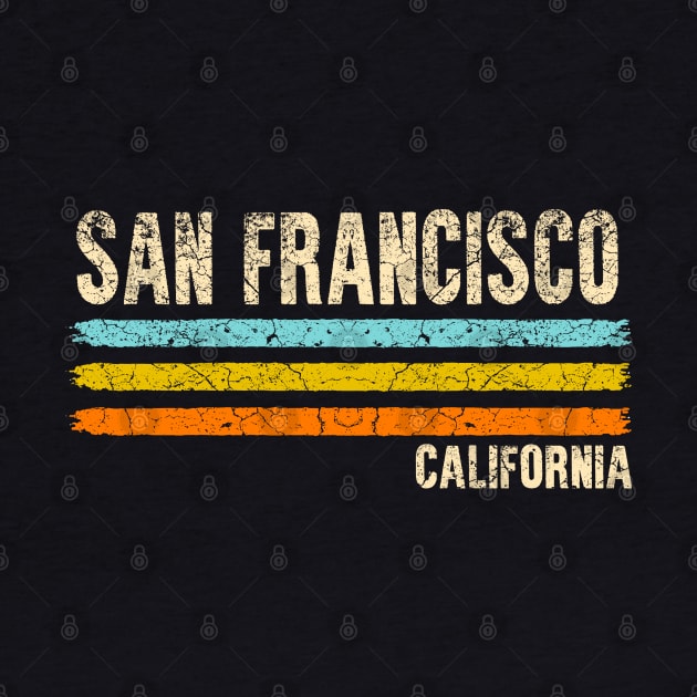 San Francisco California Retro by Mila46